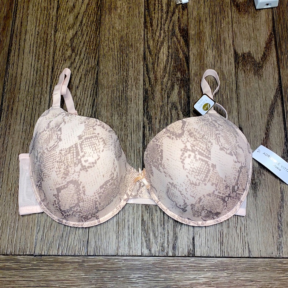 Adrienne Vittadini T-shirt Bra 40DD New NWT Pink